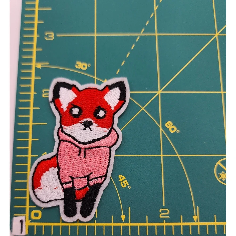 RED‎ FOX IN A PINK SWEATER PATCH